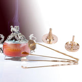 Maxbell 6x Copper Incense Burner Censer Tool Set DIY Incense Shovel Incense Spoon