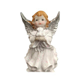 Maxbell 2Pcs Resin Angel Figurines Art Ornament Angel Decoration for Desktop