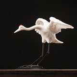 Maxbell Crane Statue Figurine Modern Minimalist Bird ornament Home Bedroom StyleD