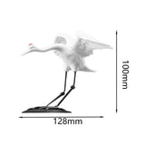 Maxbell Crane Statue Figurine Modern Minimalist Bird ornament Home Bedroom StyleD