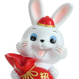 Maxbell Auspicious Rabbit Statue Animal Figurine for Drawing Room Home Decorations Vase