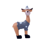 Maxbell Deer Statue Collection Animal Miniatures Craft for Bar Living Room Birthday Gray