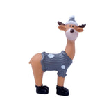 Maxbell Deer Statue Collection Animal Miniatures Craft for Bar Living Room Birthday Gray