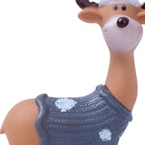 Maxbell Deer Statue Collection Animal Miniatures Craft for Bar Living Room Birthday Gray