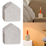 Maxbell Ceramic Candle Holder Decorative Gift Modern Display Stand for Celebration A