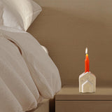 Maxbell Ceramic Candle Holder Decorative Gift Modern Display Stand for Celebration B