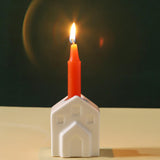 Maxbell Ceramic Candle Holder Decorative Gift Modern Display Stand for Celebration B