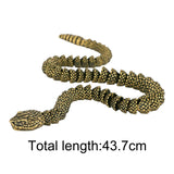 Maxbell Antique Snake/Dragon Statue Collectibles Feng Shui Figurine for Office Shelf snake Figurine