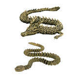 Maxbell Antique Snake/Dragon Statue Collectibles Feng Shui Figurine for Office Shelf snake Figurine
