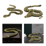 Maxbell Antique Snake/Dragon Statue Collectibles Feng Shui Figurine for Office Shelf snake Figurine