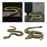 Maxbell Antique Snake/Dragon Statue Collectibles Feng Shui Figurine for Office Shelf snake Figurine