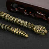 Maxbell Antique Snake/Dragon Statue Collectibles Feng Shui Figurine for Office Shelf snake Figurine
