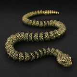 Maxbell Antique Snake/Dragon Statue Collectibles Feng Shui Figurine for Office Shelf snake Figurine