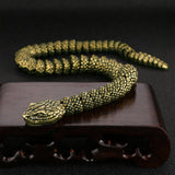 Maxbell Antique Snake/Dragon Statue Collectibles Feng Shui Figurine for Office Shelf snake Figurine