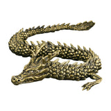 Maxbell Antique Snake/Dragon Statue Collectibles Feng Shui Figurine for Office Shelf Dragon Figurine