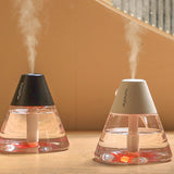 Maxbell Mist Humidifier with Lights Mist Spray 2 Mist Modes for Indoor Home Decor Black