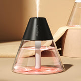 Maxbell Mist Humidifier with Lights Mist Spray 2 Mist Modes for Indoor Home Decor Black