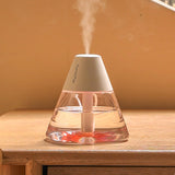 Maxbell Mist Humidifier with Lights Mist Spray 2 Mist Modes for Indoor Home Decor White