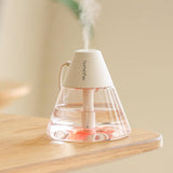 Maxbell Mist Humidifier with Lights Mist Spray 2 Mist Modes for Indoor Home Decor White