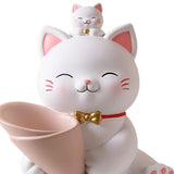 Maxbell Resin Cat Statue Flowerpot Stems Bunch Party Home Plant Planters Flower Vase