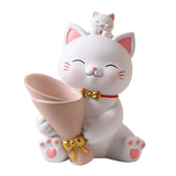 Maxbell Resin Cat Statue Flowerpot Stems Bunch Party Home Plant Planters Flower Vase