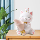 Maxbell Resin Cat Statue Flowerpot Stems Bunch Party Home Plant Planters Flower Vase