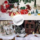 Maxbell Artificial Snow Roll Mat Crafts Photo Prop 31Inx94in for Xmas Tree Festival