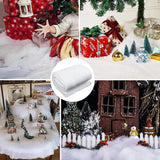 Maxbell Christmas Snow Roll Snow Blanket Snow Mat for Indoor Village Decorations 80cmx150cm