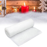 Maxbell Christmas Snow Roll Snow Blanket Snow Mat for Indoor Village Decorations 80cmx150cm