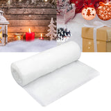 Maxbell Christmas Snow Roll Snow Blanket Snow Mat for Indoor Village Decorations 120cmx33cm