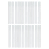 Maxbell 20Pcs Acrylic Mirror Wall Stickers Decorative 3D for Bedroom TV Background Argent