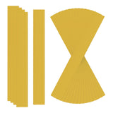 Maxbell 20Pcs Acrylic Mirror Wall Stickers Decorative 3D for Bedroom TV Background Gold