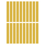 Maxbell 20Pcs Acrylic Mirror Wall Stickers Decorative 3D for Bedroom TV Background Gold