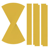 Maxbell 20Pcs Acrylic Mirror Wall Stickers Decorative 3D for Bedroom TV Background Gold