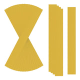 Maxbell 20Pcs Acrylic Mirror Wall Stickers Decorative 3D for Bedroom TV Background Gold