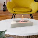 Maxbell Tabletop Bio Ethanol Fireplace Fire Bowls Pot for Events Backyard Picnic