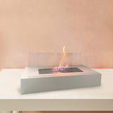 Maxbell Tabletop Bio Ethanol Fireplace Fire Bowls Pot for Events Backyard Picnic