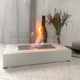 Maxbell Tabletop Bio Ethanol Fireplace Fire Bowls Pot for Events Backyard Picnic