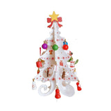 Maxbell Christmas Tree Bookshelf Desktop Decorative Creative for Festivals Gift White