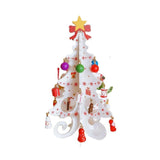 Maxbell Christmas Tree Bookshelf Desktop Decorative Creative for Festivals Gift White