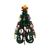 Maxbell Christmas Tree Bookshelf Desktop Decorative Creative for Festivals Gift Green