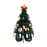 Maxbell Christmas Tree Bookshelf Desktop Decorative Creative for Festivals Gift Green