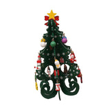 Maxbell Christmas Tree Bookshelf Desktop Decorative Creative for Festivals Gift Green