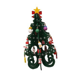 Maxbell Christmas Tree Bookshelf Desktop Decorative Creative for Festivals Gift Green