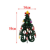 Maxbell Christmas Tree Bookshelf Desktop Decorative Creative for Festivals Gift Green