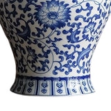 Maxbell Chinese Ceramic Ginger Jar Decorative Flower Vase Traditional Porcelain Jar