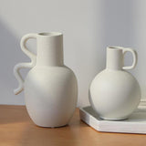 Maxbell Ceramic Vase Decorative Art Vases Flower Vase Tabletop Vase Home Decoration StyleA