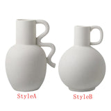 Maxbell Ceramic Vase Decorative Art Vases Flower Vase Tabletop Vase Home Decoration StyleA
