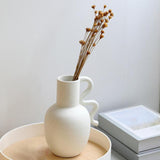 Maxbell Ceramic Vase Decorative Art Vases Flower Vase Tabletop Vase Home Decoration StyleA