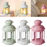 Maxbell Candle Holder Candlestick Windproof Crafts Hanging for Living Room Outdoor Green